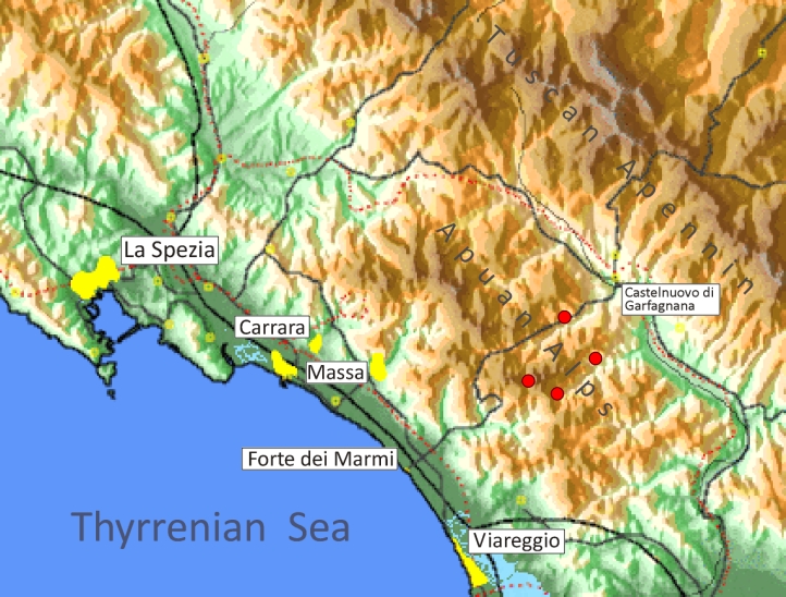 Apuanische Alpen Karte Oliver Gluchs Homepage der Fleischfressenden Pflanzen Pinguicula mariae